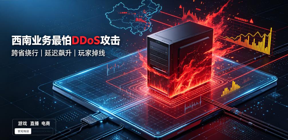 西南业务 DDoS 痛点图